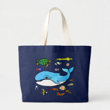 Under the Sea- Ocean Life Tote Bag
