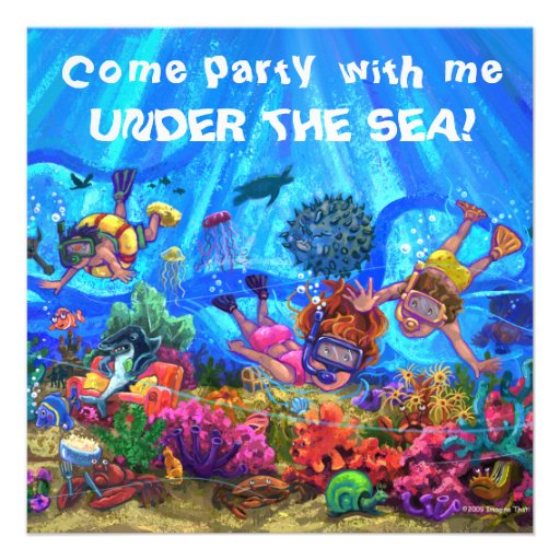 Under the Sea Party Invitation