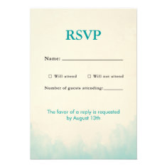 Under the Sea RSVP card