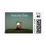 Under the stars - Save the Date Postage stamps