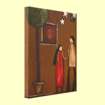 Under the Stars Wrapped Canvas Print canvas prints