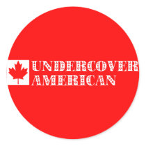Undercover American stickers