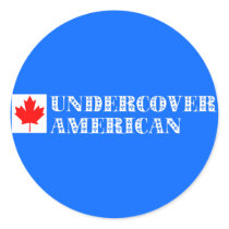 Undercover American stickers