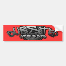 UNDERGROUND DUBSTEP BUMPER STICKERS