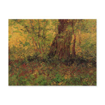 Undergrowth, Vincent van Gogh postcards by masterpiecesofart Undergrowth, Vincent van Gogh postcards