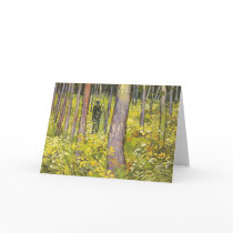 Undergrowth with Two Figures, Vincent van Gogh Cards