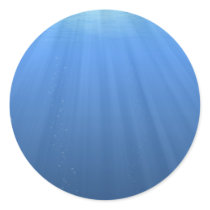 Undersea Round Stickers