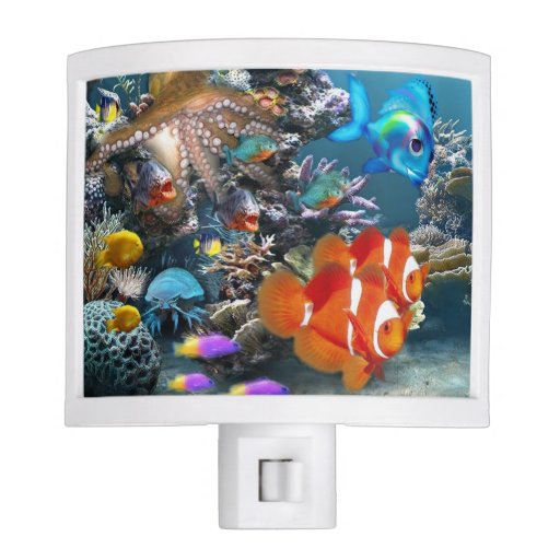 Underwater 17 night light Zazzle