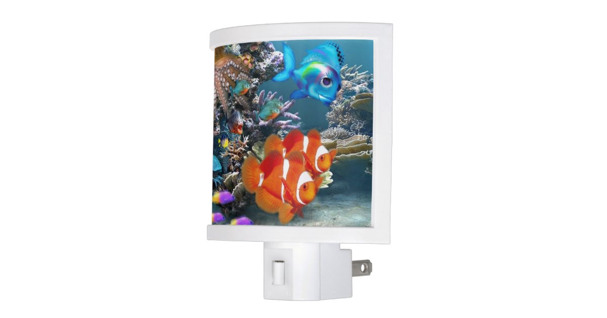 Underwater 17 night light Zazzle