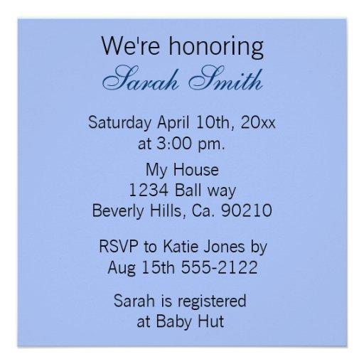 Underwater Adventure Baby Shower Boy Or Girl Personalized Announcements