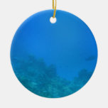 Underwater Background Scene Christmas Ornament
