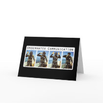 Underwater Communication Greeting Card