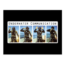 Underwater Communication Postcard