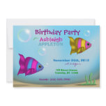 Underwater Fish - Kids Birthday Party Invitations