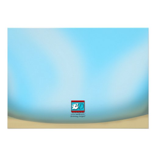 Underwater Fish - Kids Birthday Party Invitations