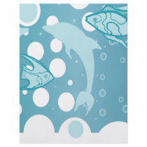 underwater fish vector full color flyer