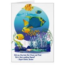 underwater fishes cards
