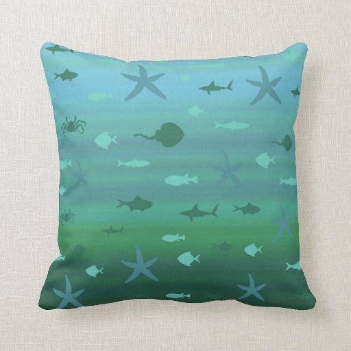 Sea Life Pillows, Sea Life Throw Pillows