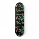 Underwater Neon Fantasy Skateboard