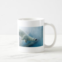Underwater photo of a Polar Bear Mugs