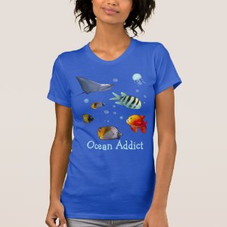 Underwater scene shirt