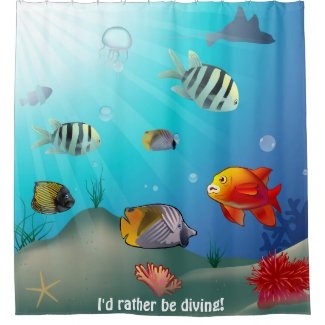 Underwater Scene Shower Curtain