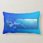 Underwater Sea Turtle Pillow