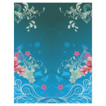 underwater swirl bliss abstract notebook flyer design