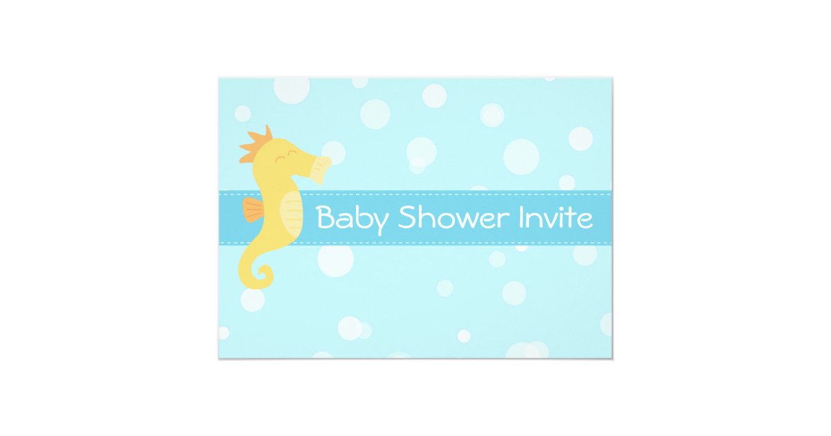 Underwater theme Baby Shower Invite Zazzle