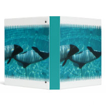 Underwater Whales Binder