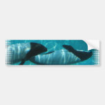 Underwater Whales Bumper Sticker