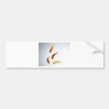 underwatter goldfish bumper sticker