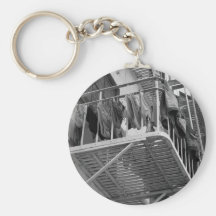 Underwear Out To Dry Keychains