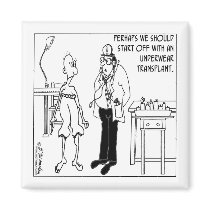 Underwear Transplant Fridge Magnets