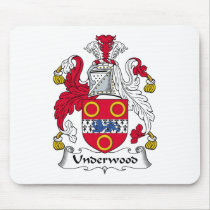 Underwood Family Crest Mousepad