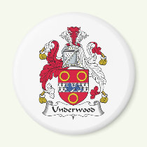 Underwood Family Crest Magnet