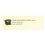 Underwood Typewriter Writer Business Card Templates