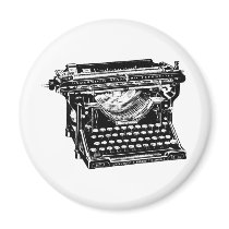 Underwood Typewriter Writer Fridge Magnets