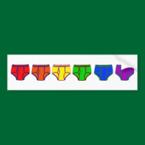 UNDIES bumper stickers