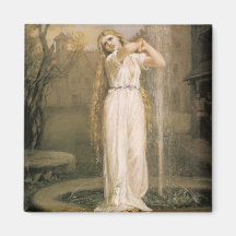 Undine - John William Waterhouse Fridge Magnet