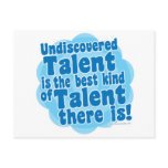 Undiscovered Talent Postcard