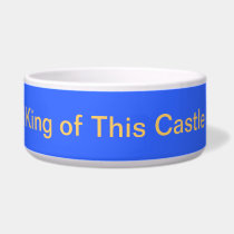 Undisputed King of the Castle Dog Food Bowl