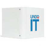 UNDO IT VINYL BINDERS