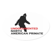 Undocumented North American Primate Sticker