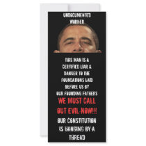 undocumentedworkerobama, UNDOCUMENTEDWORKER, Th... Rack Card Design