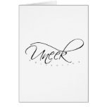 Uneekcollection Greeting Card