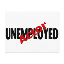 Unemployed Actor postcards
