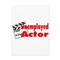 Unemployed Actor postcards