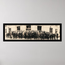 Unemployment Harding Photo 1921 Posters