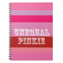 "Unequal Pinkie" Notebooks